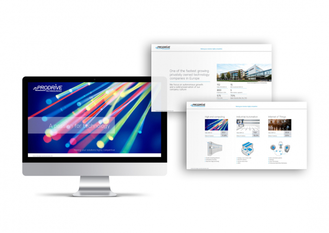 bedrijfspresentatie in Powerpoint
