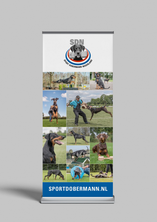 ontwerp en fotografie rollup banner